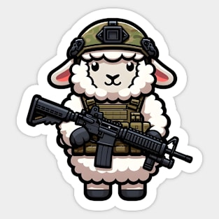 Tactical Sheep Sticker